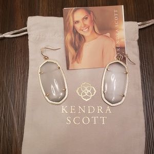 KS Danielle Gold Earrings in Slate